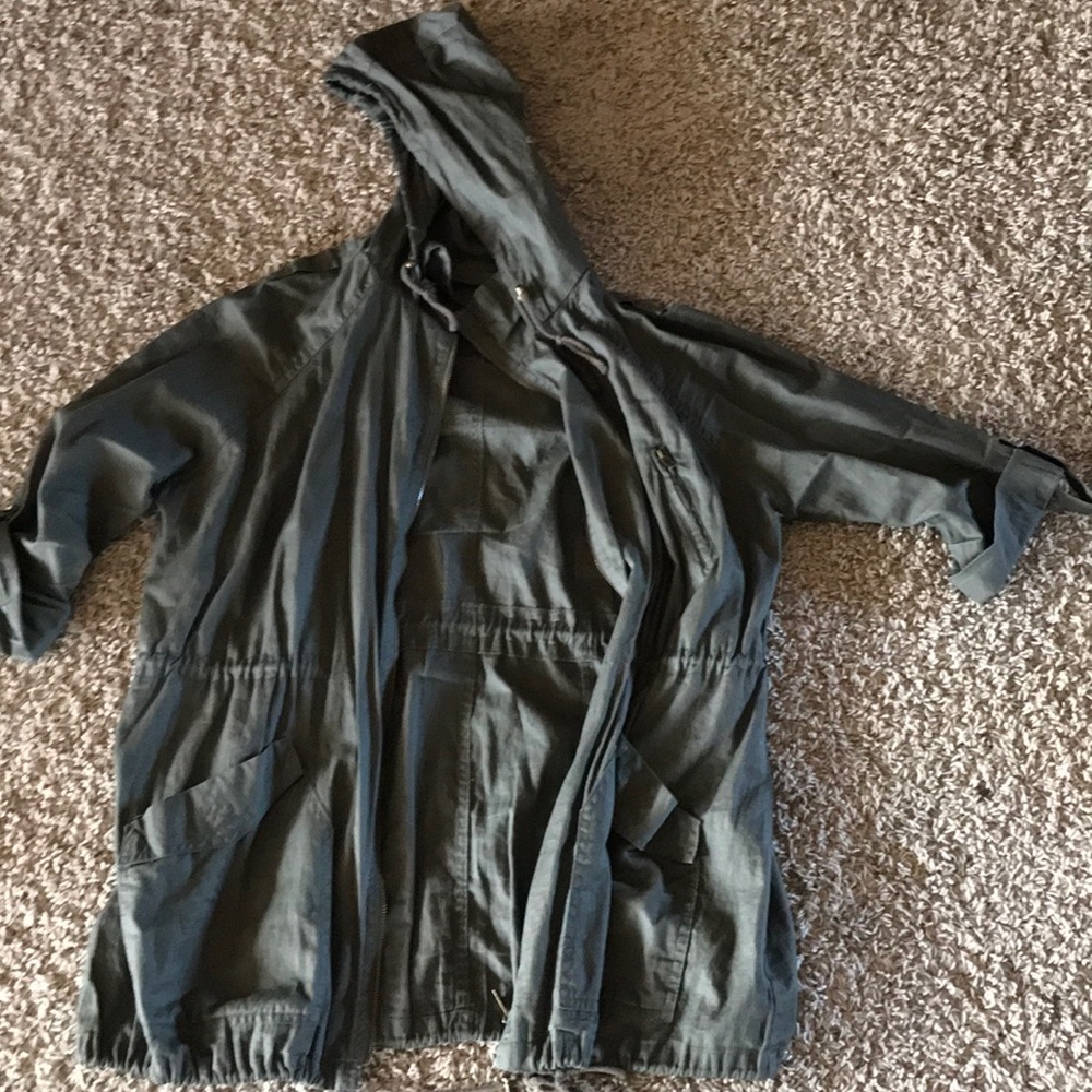Army Green cargo jacket!